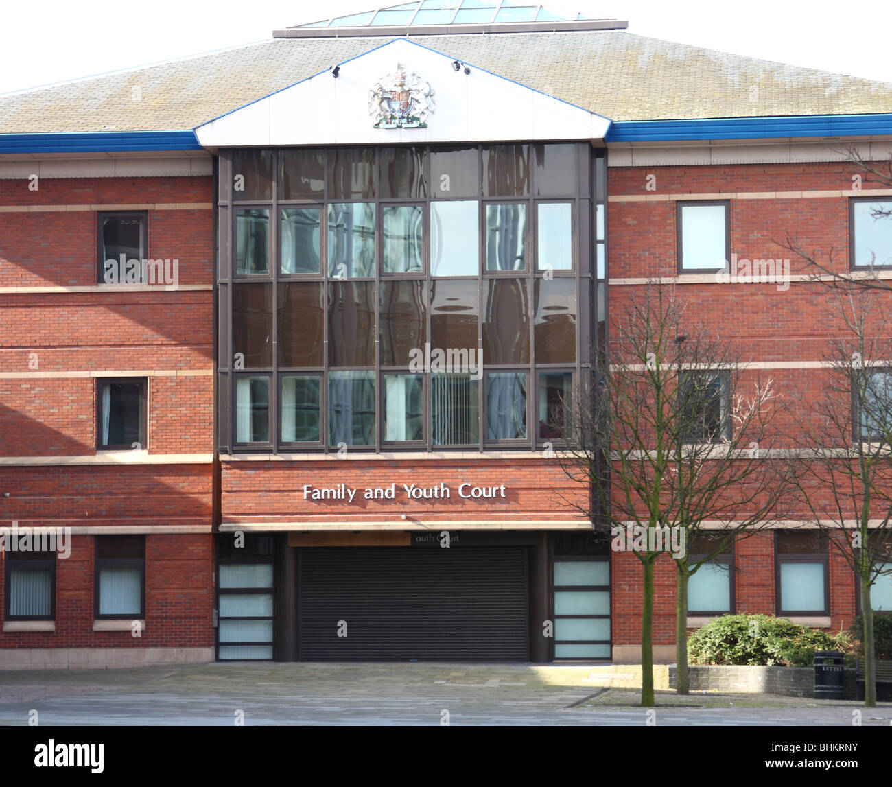 Eine Familie und Jugend Court Magistrates Gebäude in Großbritannien. Stockfoto