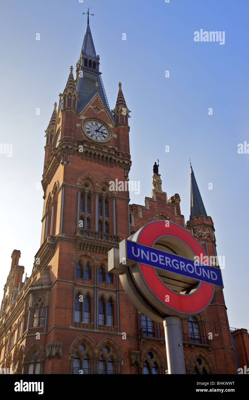 St. Pancras international Station Hotel, London Stockfoto