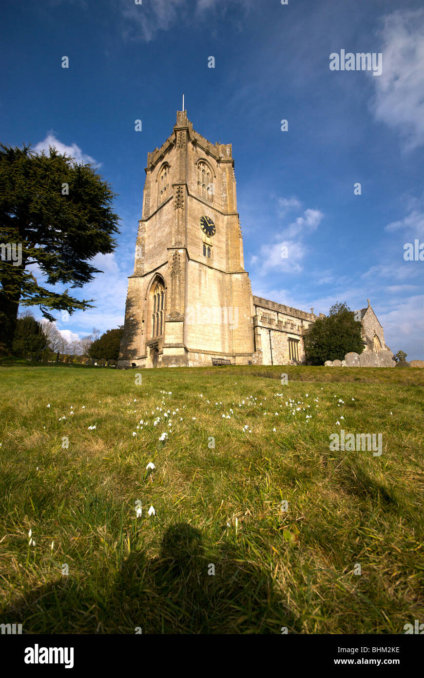 St Michaels Kirche Aldbourne Wiltshire UK Stockfoto