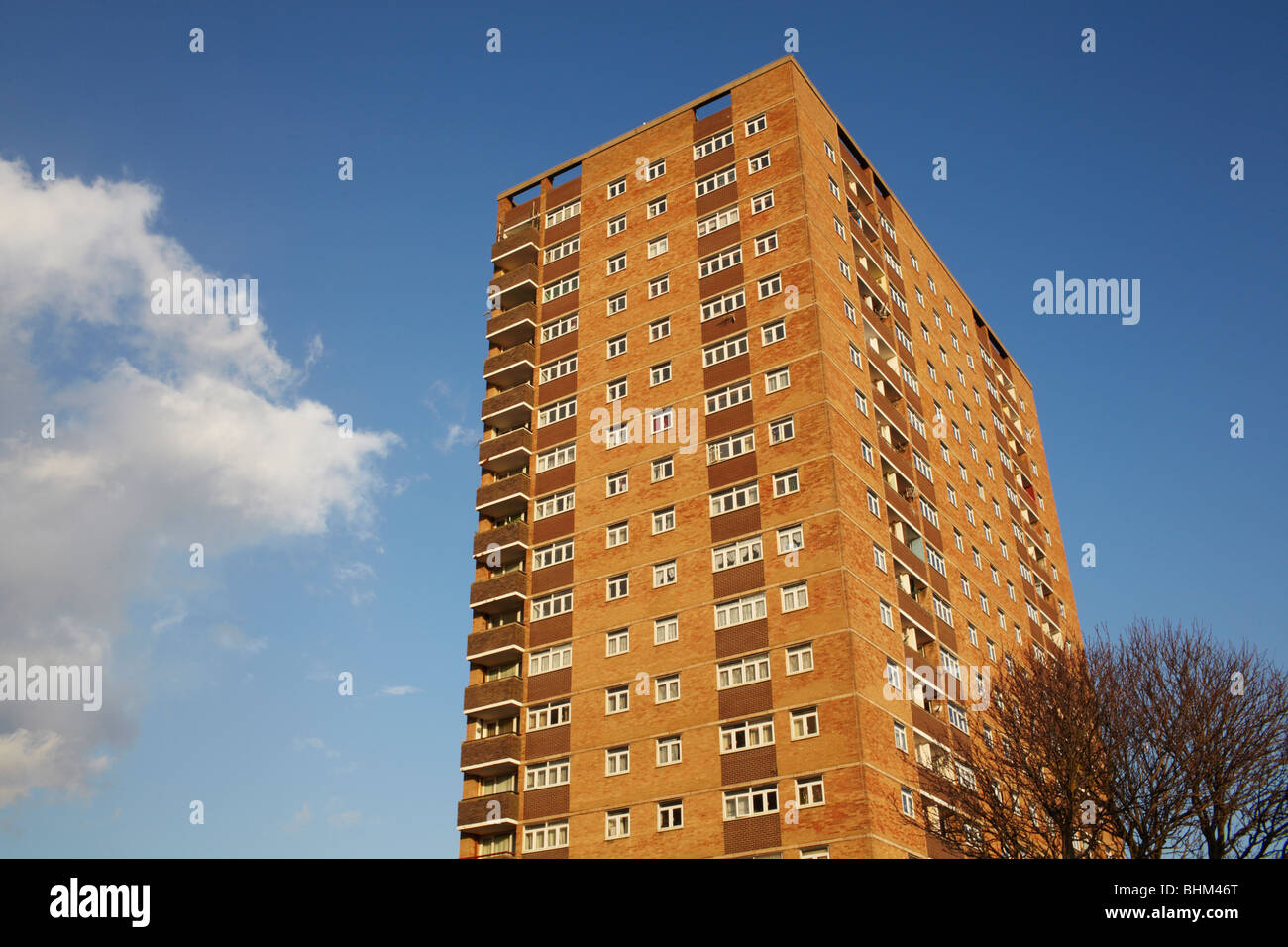 Hochhaus Wohnungen Kemptown Brighton Stockfoto