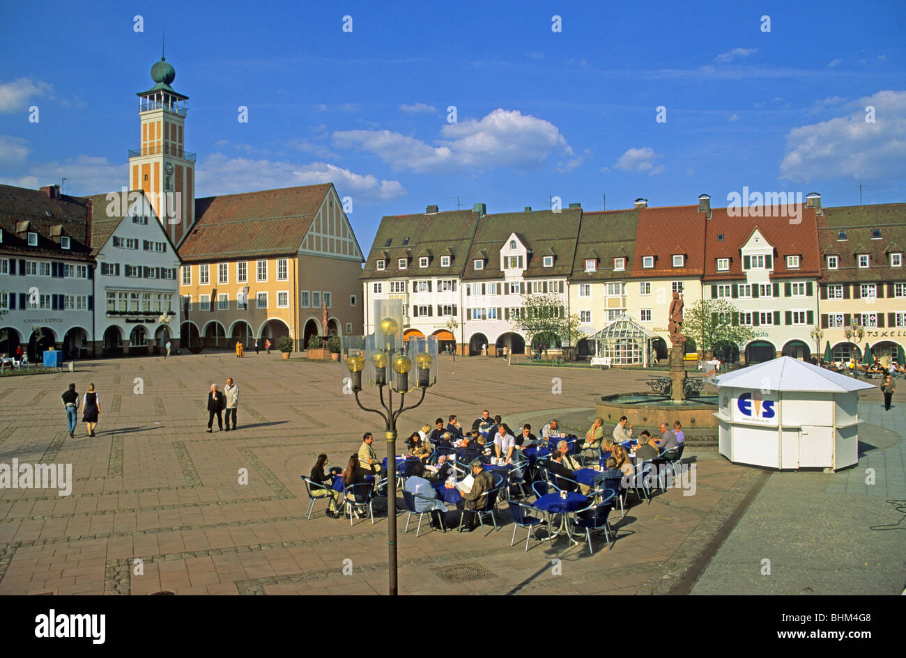 Markt-Platz von Freudenstadt, Schwarzwald, Deutschland Stockfoto