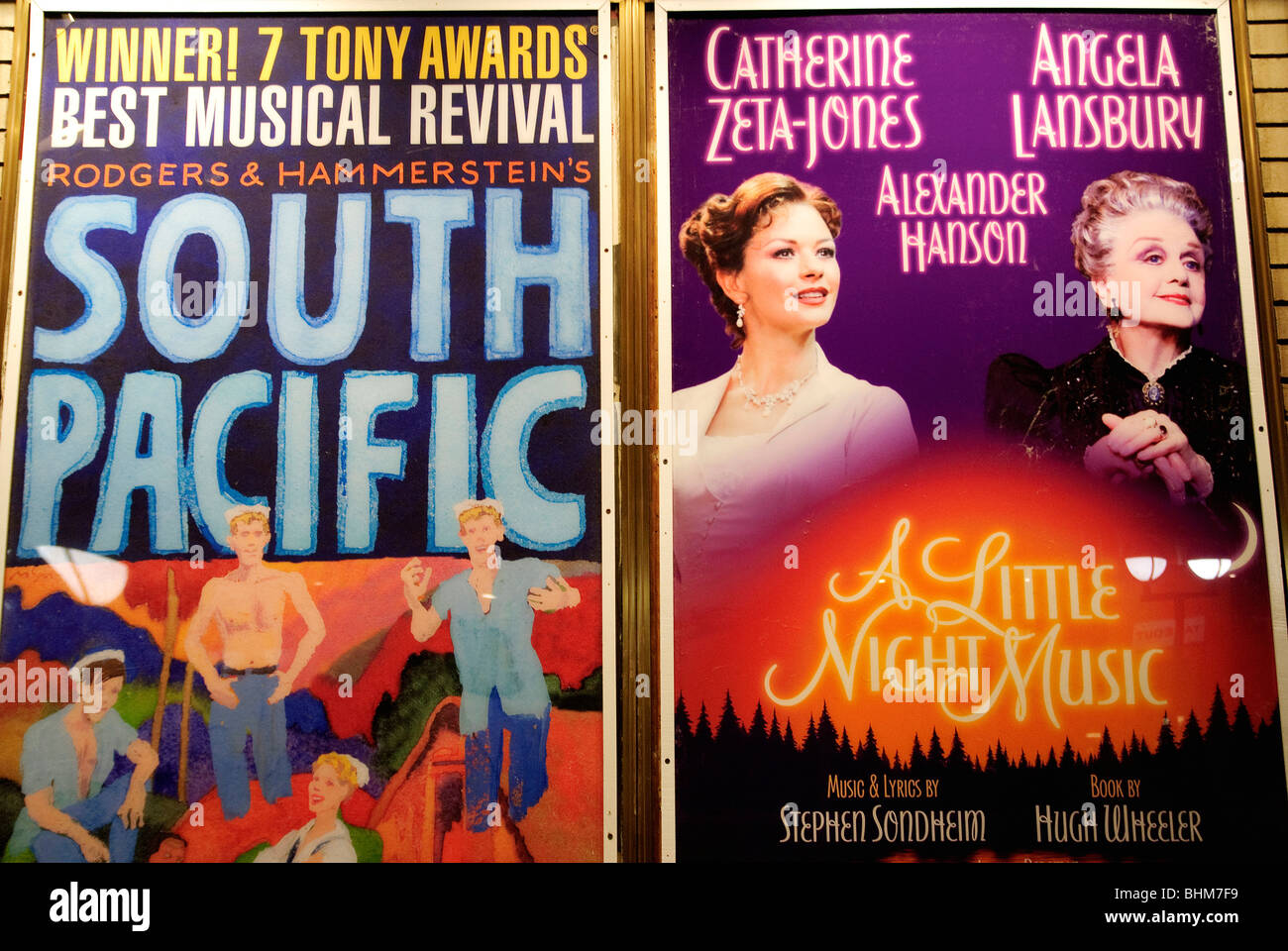 Times Square, New York City, Broadway-Musicals Stockfoto