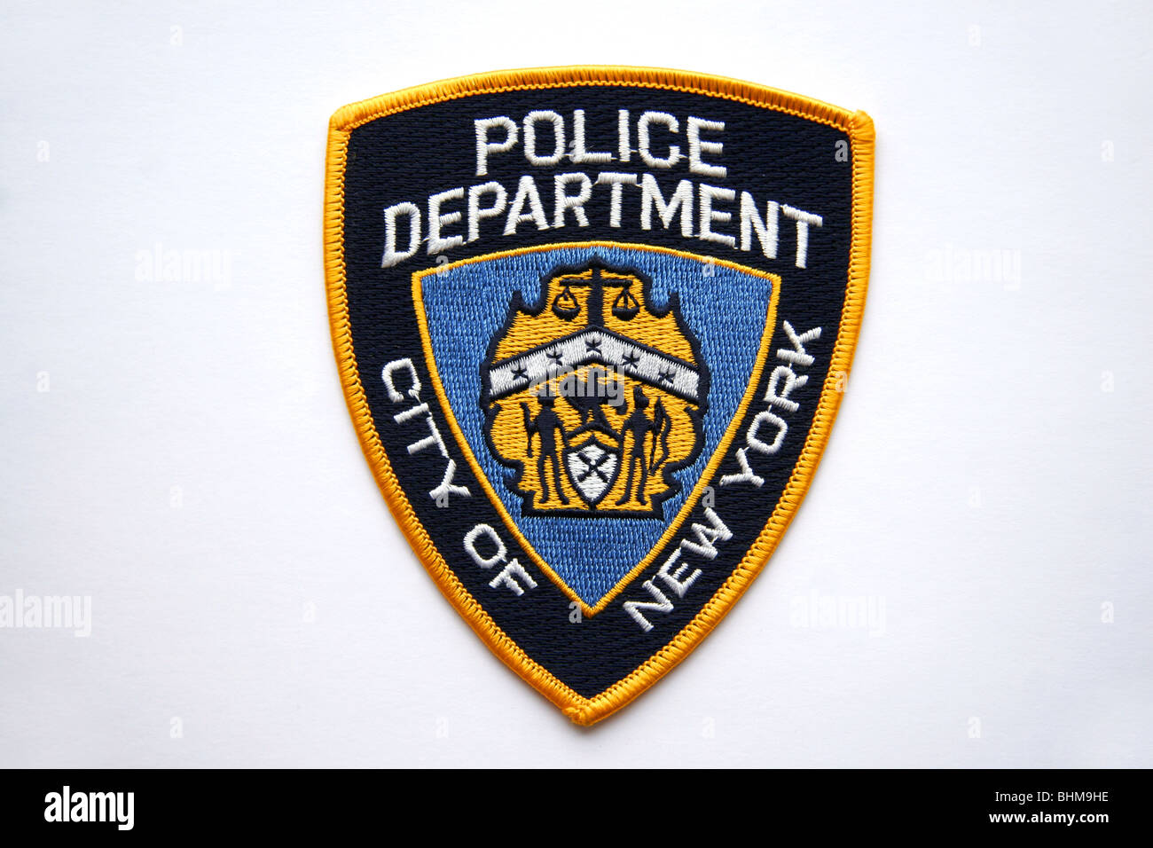 Patch von der NYPD - New York Police Department Stockfoto