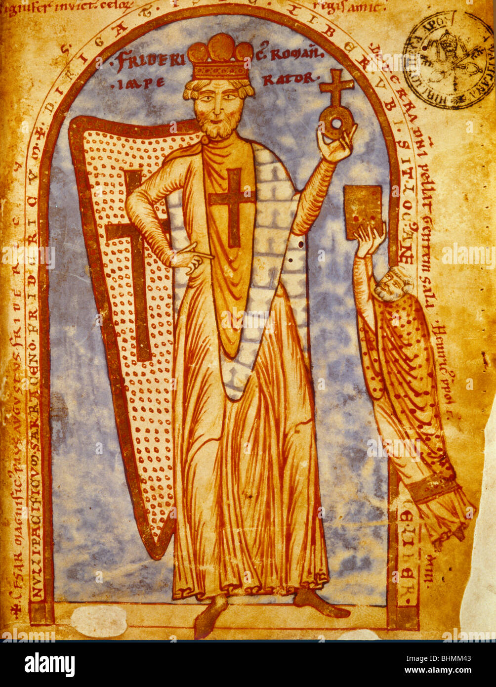Friedrich Barbarossa, Kaiser des Heiligen Römischen Reiches Stockfoto