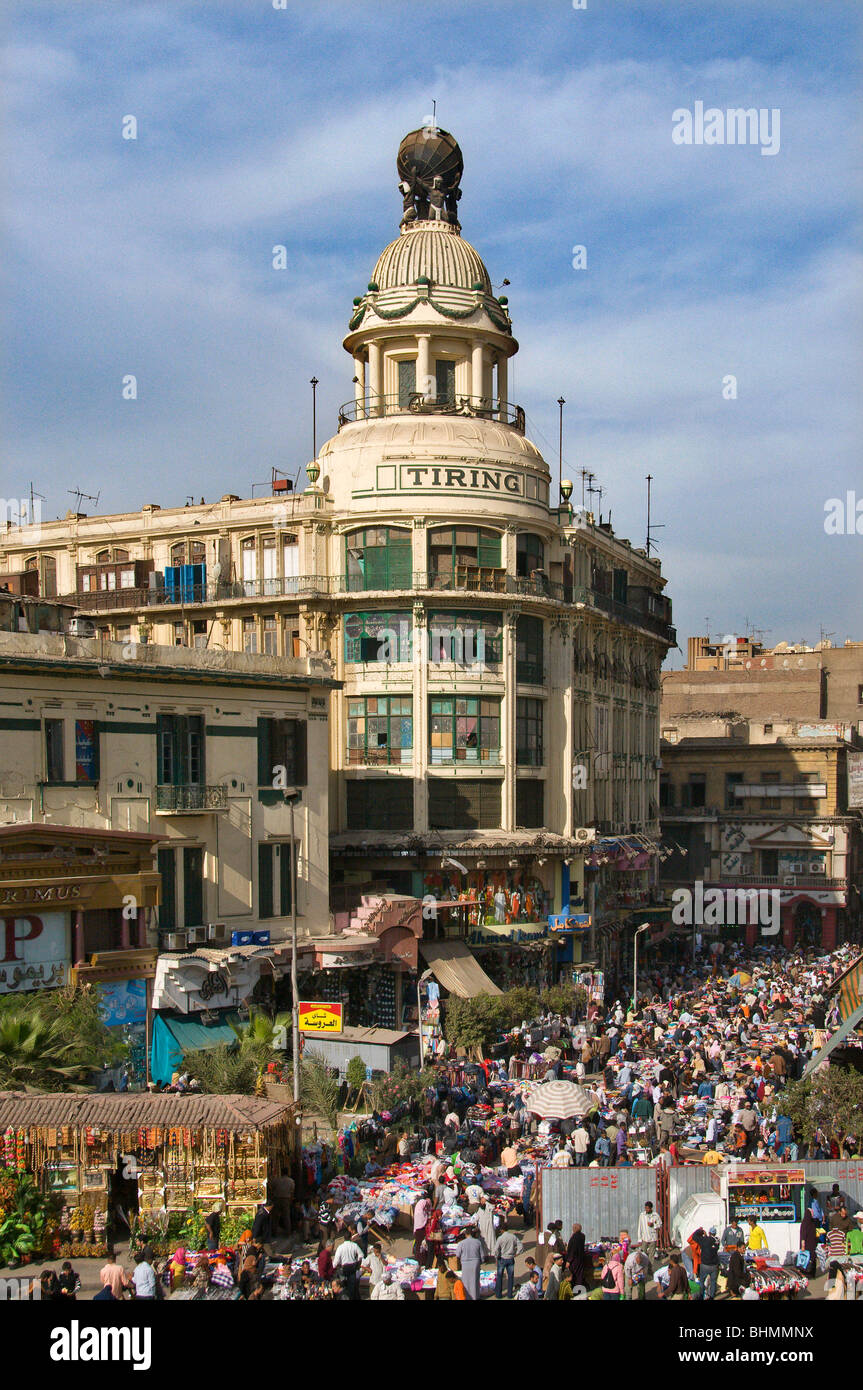 Markt in central Cairo, Ägypten Stockfoto