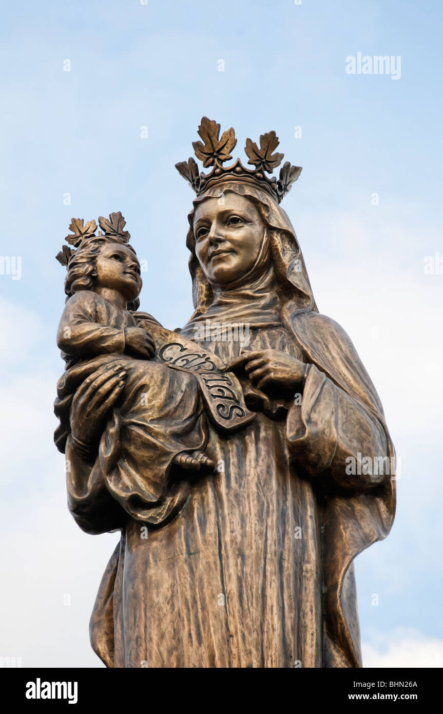 Maria und Kind St.Anne Kathedrale Quebec City, Kanada Stockfoto