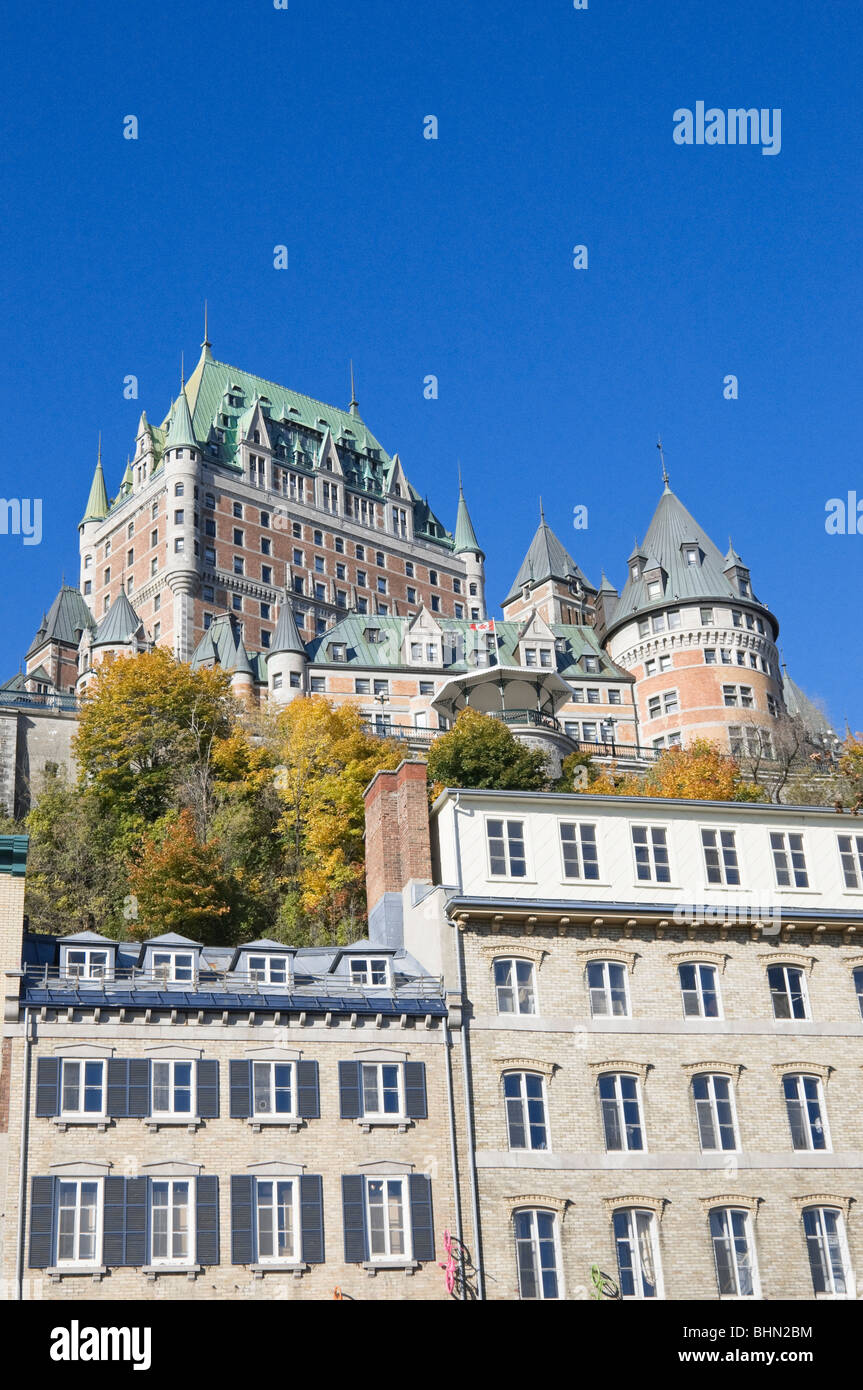 Chateau Frontenac Quebec City, Kanada Stockfoto