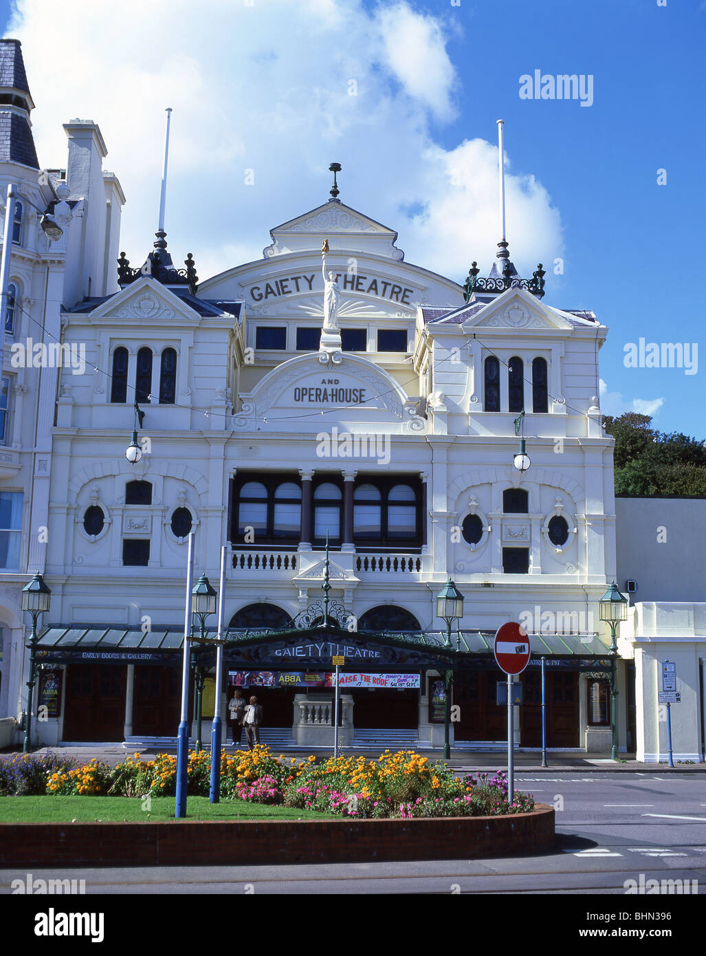 Die Gaity Theatre Fassade, Harris Promenade, Douglas, Isle Of Man Stockfoto