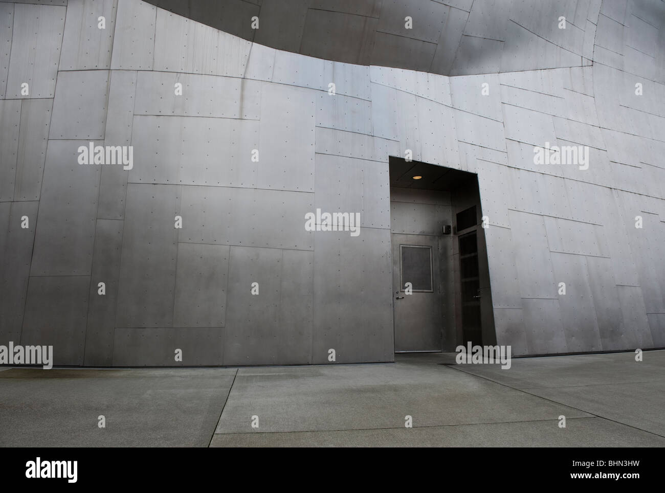 Erleben Sie Musik-Projekt und Science Fiction Museum und Hall Of Fame: Seattle, WA. Hauptsächlich von dem Architekten Frank Gehry. Stockfoto