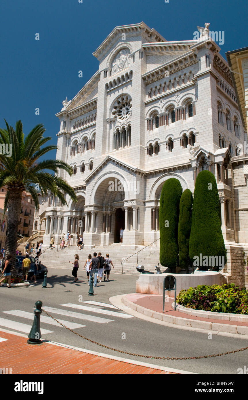 Geographie/Reisen, Monaco, Cote d Azur, Monte Carlo, San Nicolas Kathedrale, Additional-Rights - Clearance-Info - Not-Available Stockfoto