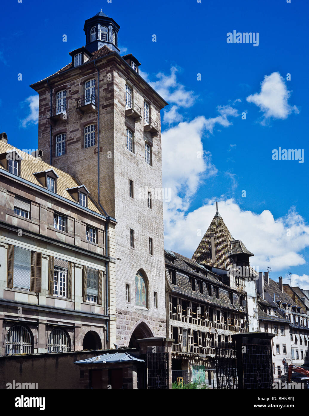 Krankenhaus-Torturm, ehemalige Sternwarte, 17. Jahrhundert, Straßburg, Elsass, Frankreich Stockfoto