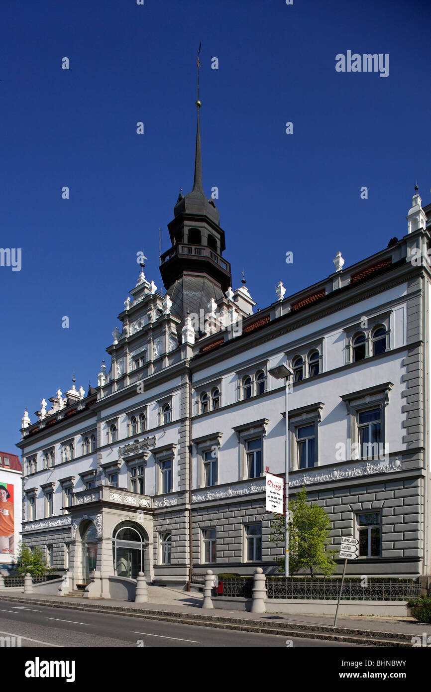 Maribor, National Hall, Slowenien Stockfoto