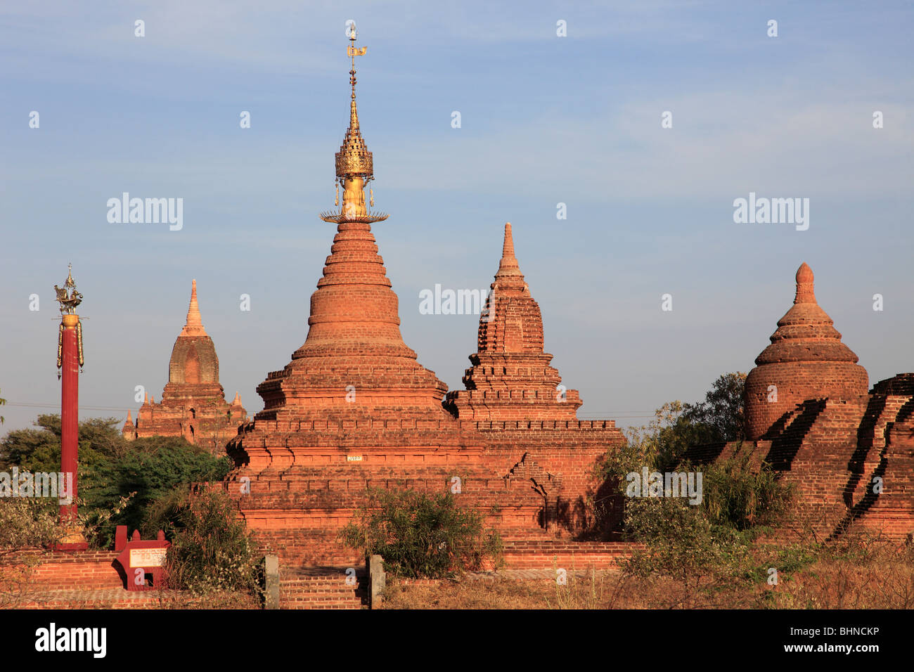 Myanmar, Burma, Bagan, kleine neue Tempel Stockfoto