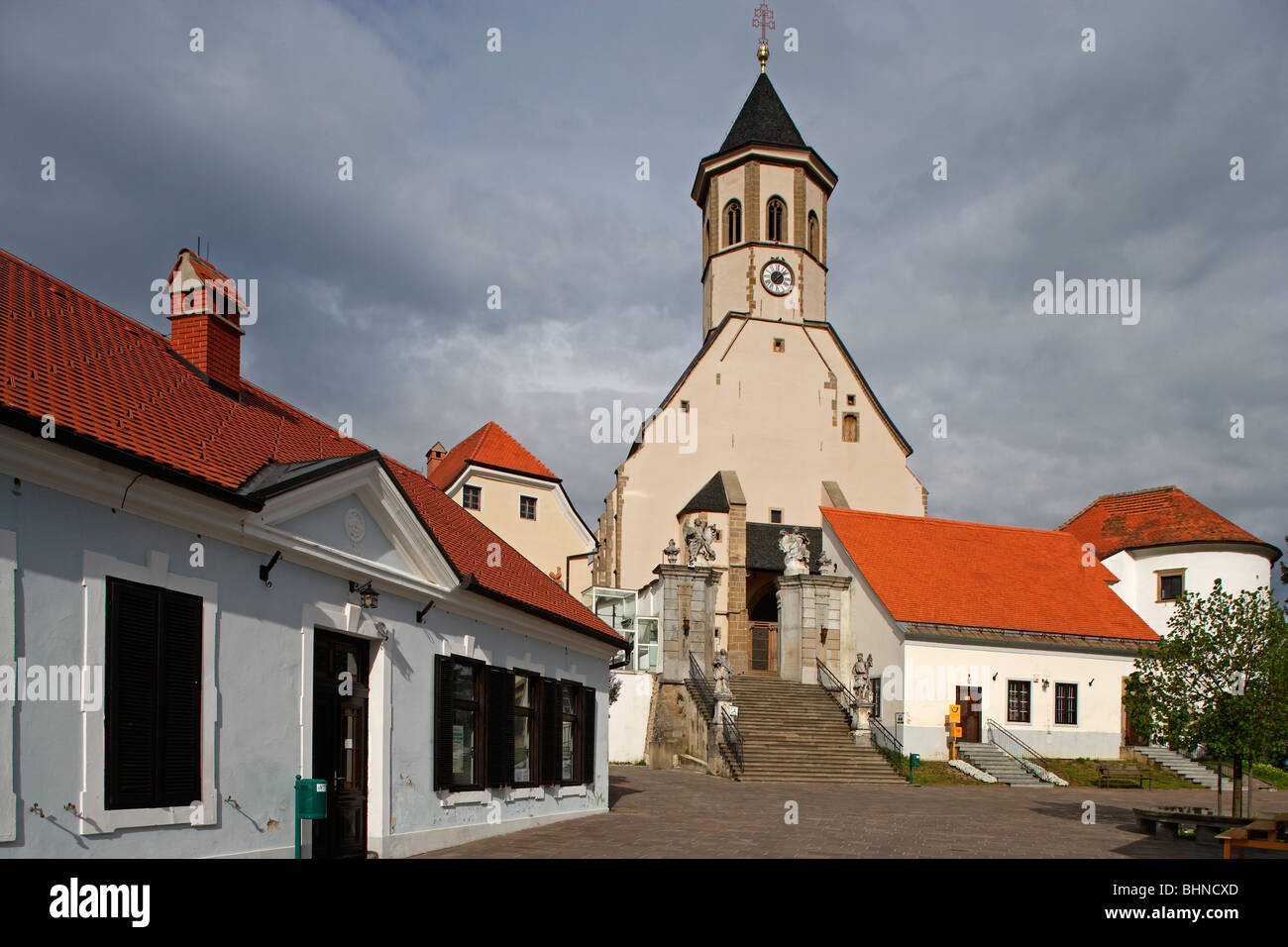 Ptujska Gora, Kirche der Jungfrau Maria, Gotik, 1400, Slowenien Stockfoto