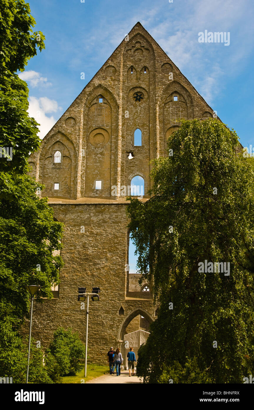 Ruinen des Klosters St. Bridget in Pirita, Tallinn, Estland Stockfoto