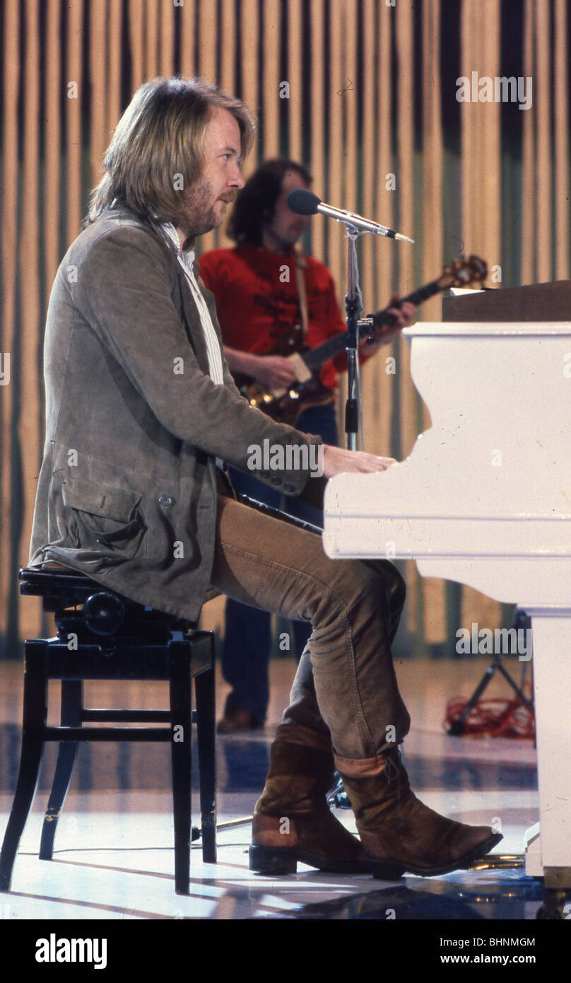 ABBA - schwedischen pop-Gruppe mit Bjorn Ulvaeus Stockfoto