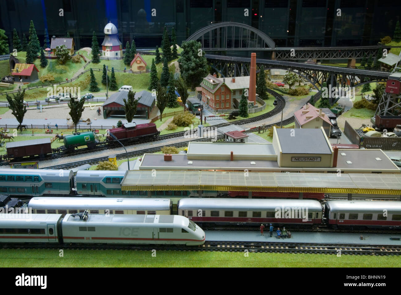 HO Scale Elektro Modell Spielzeug Zug groß angelegte Zug Set. Dresden  Deutschland Stockfotografie - Alamy