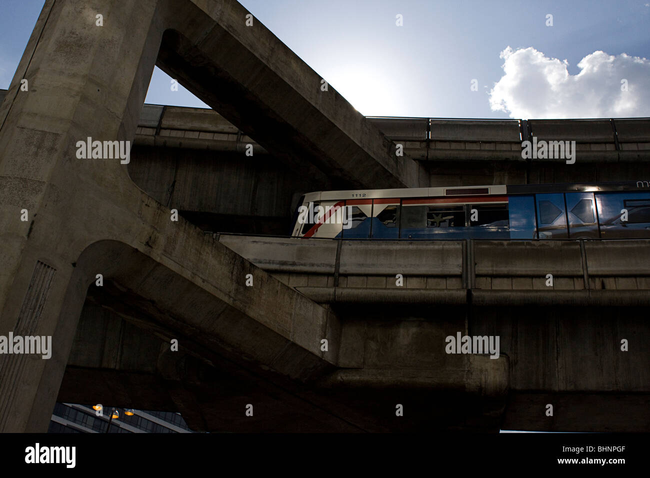 BTS Bahnhof Bangkok Thailand Stockfoto