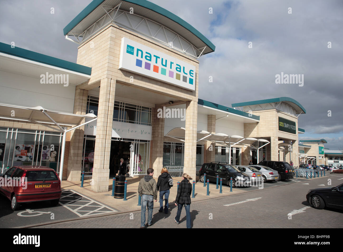 Au Naturale Heimtextilien Shop Stockfoto