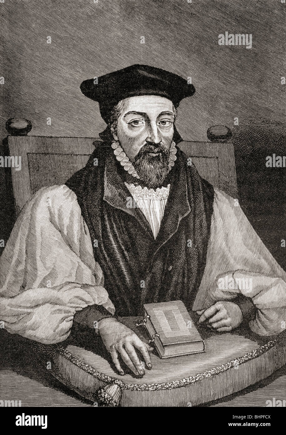 John Whitgift c. 1530 bis 1604. Erzbischof von Canterbury. Stockfoto