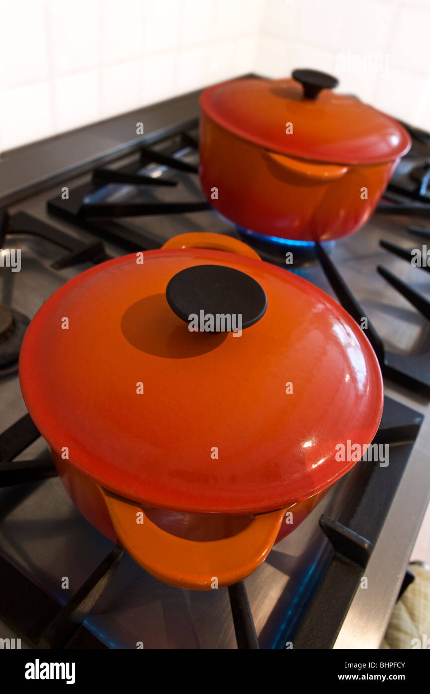 Abendessen kochen Stockfoto