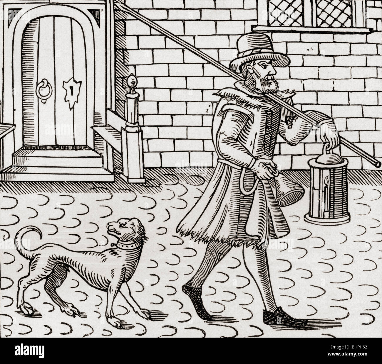 Das Maskottchen von London, 1616. Stockfoto