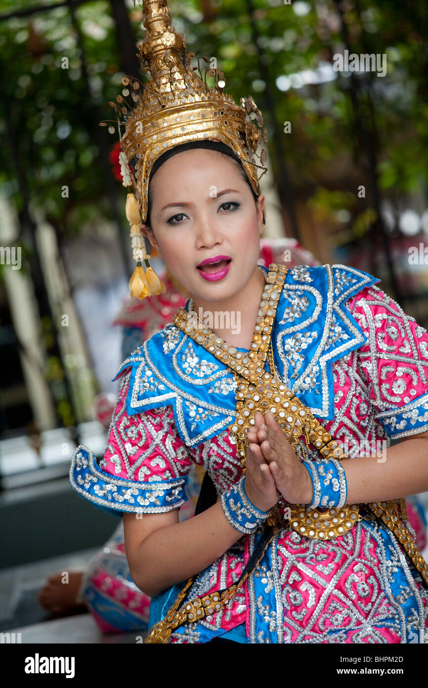 Erawan-Schrein ist ein Hindu-Schrein in Bangkok, Thailand Stockfoto