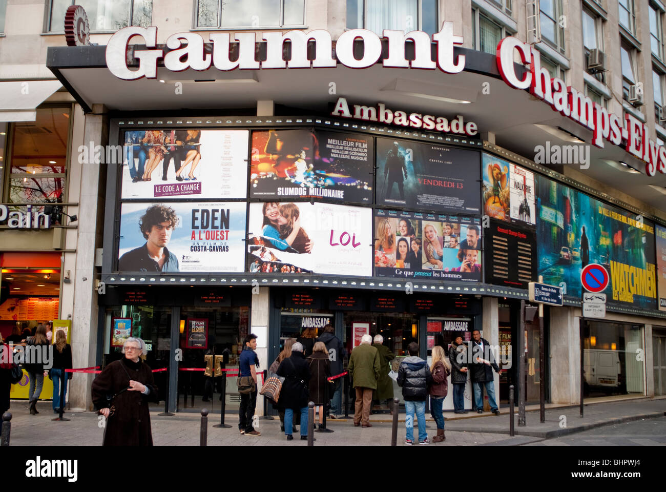 Paris, Frankreich, Kino Theater im Freien, Gaumont Kino, Film Poster, "Avenue ChampsElysées