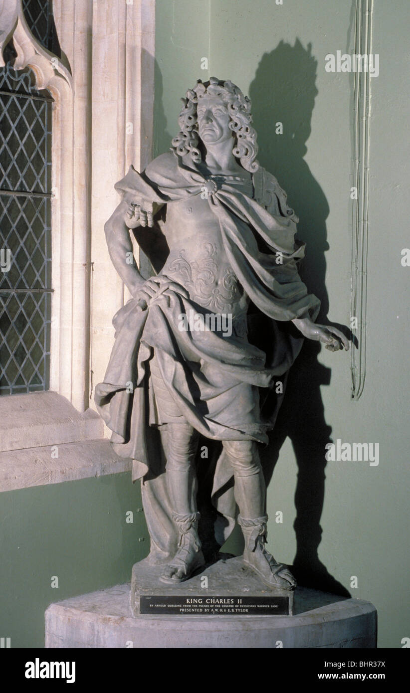 Statue von König Charles II, 17. Jahrhundert. Künstler: Artus Quellinus ich Stockfoto