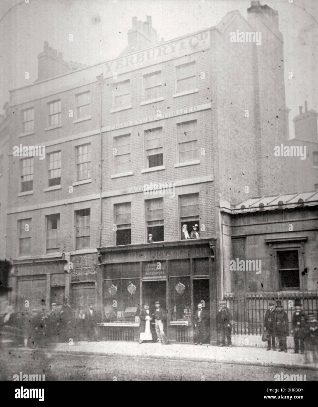 Bishopsgate, City of London, 1862. Künstler: Anon Stockfoto