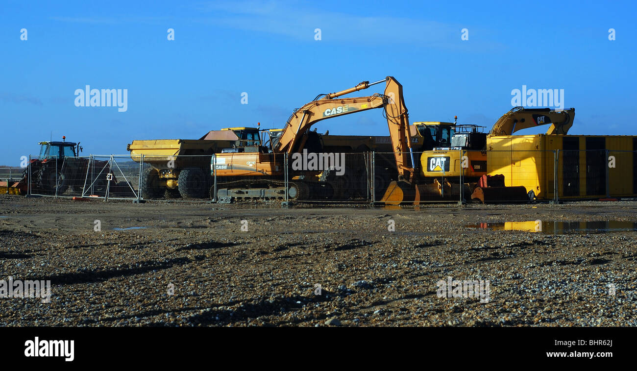 Baumaschinen Stockfoto