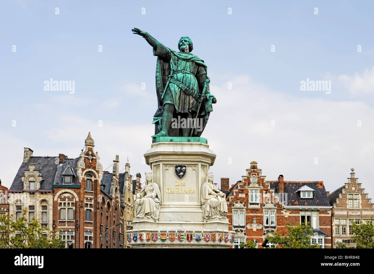 Jacob van Artevelde; Aussehenden; Gent, Belgien Stockfoto