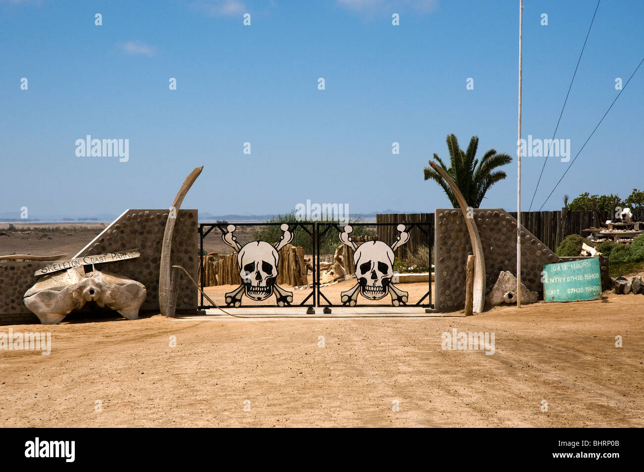 Skeleton Coast Park Tore, Namibia Stockfoto