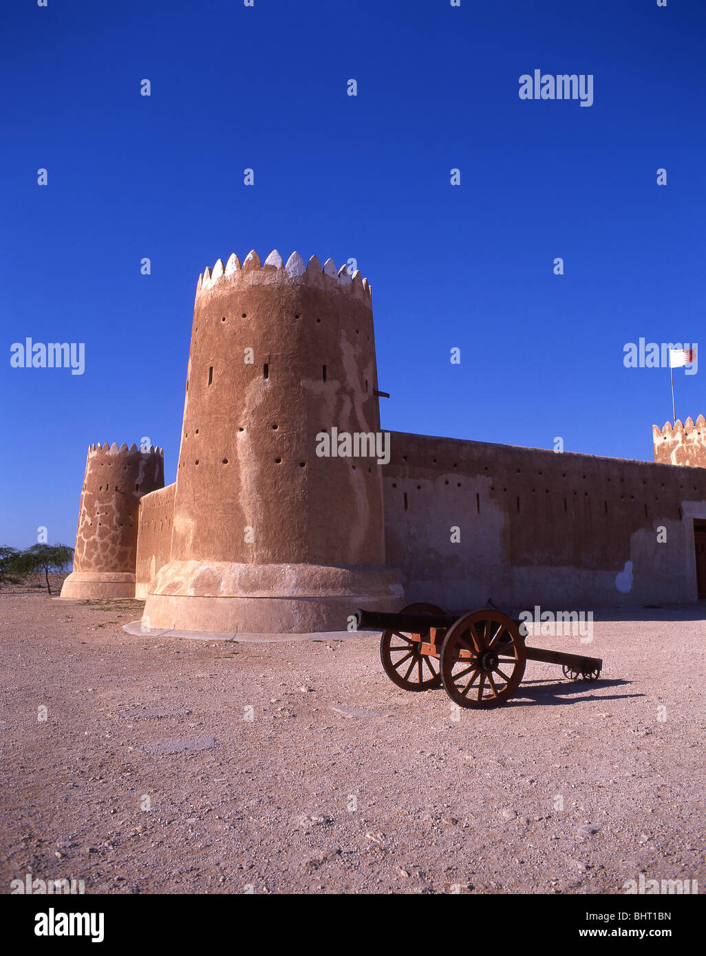 Al-Zubarah Fort, Al-Zubarah, Al Ghuwayriyah Gemeinde, Staat Katar Stockfoto