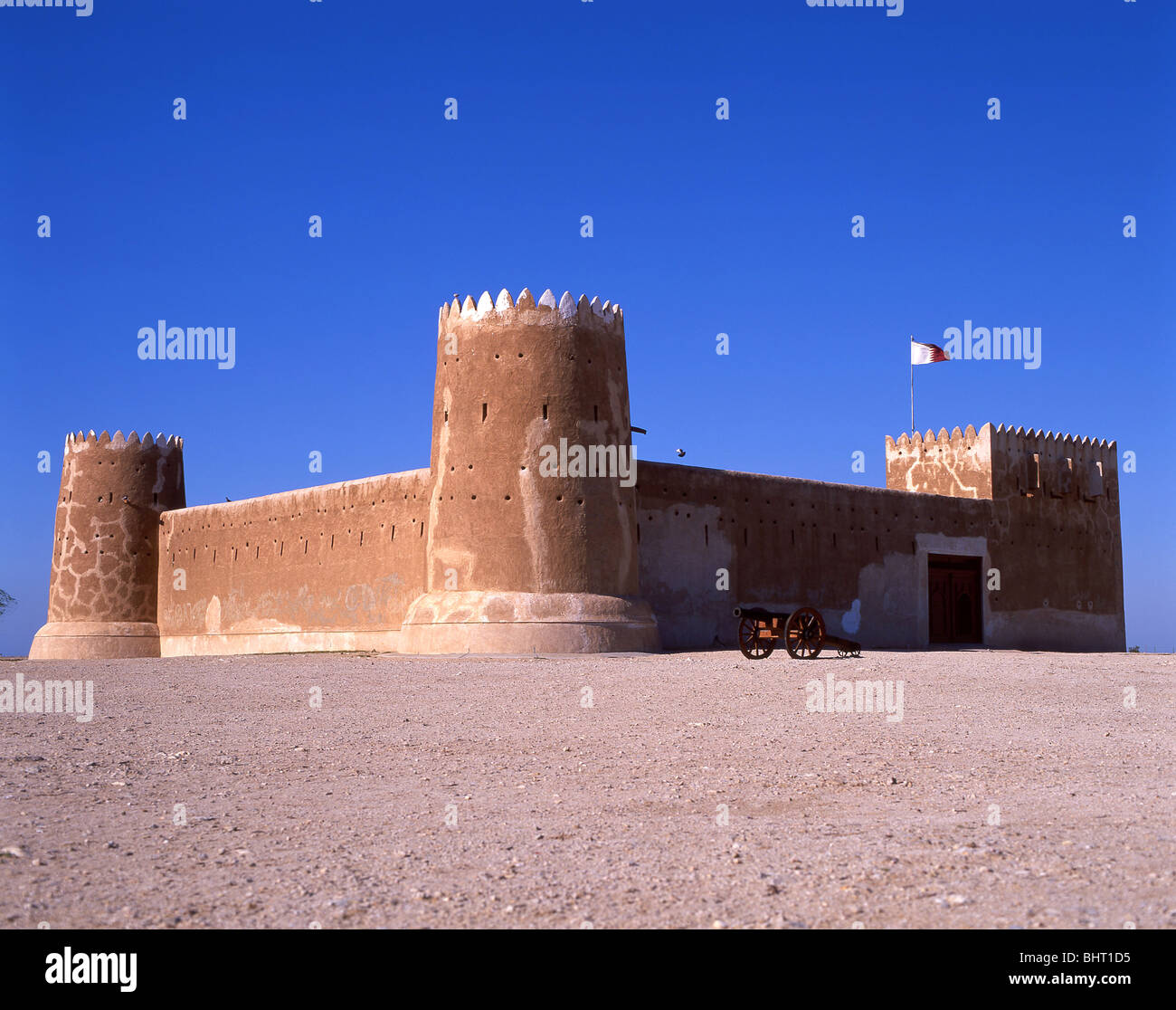 Al-Zubarah Fort, Al-Zubarah, Al Ghuwayriyah Gemeinde, Staat Katar Stockfoto