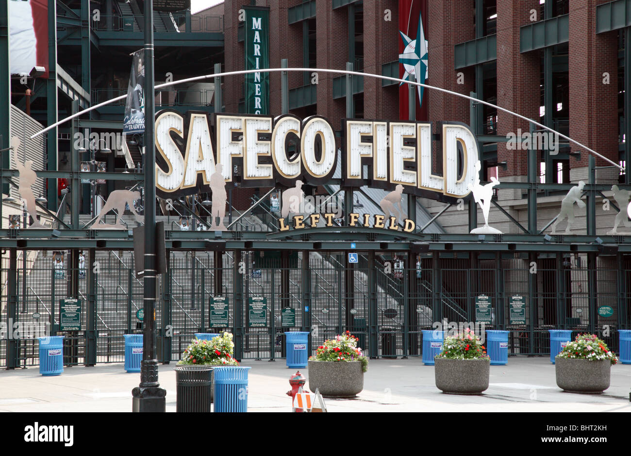 Linken Feld Eingang Safeco Field, Seattle Stockfoto