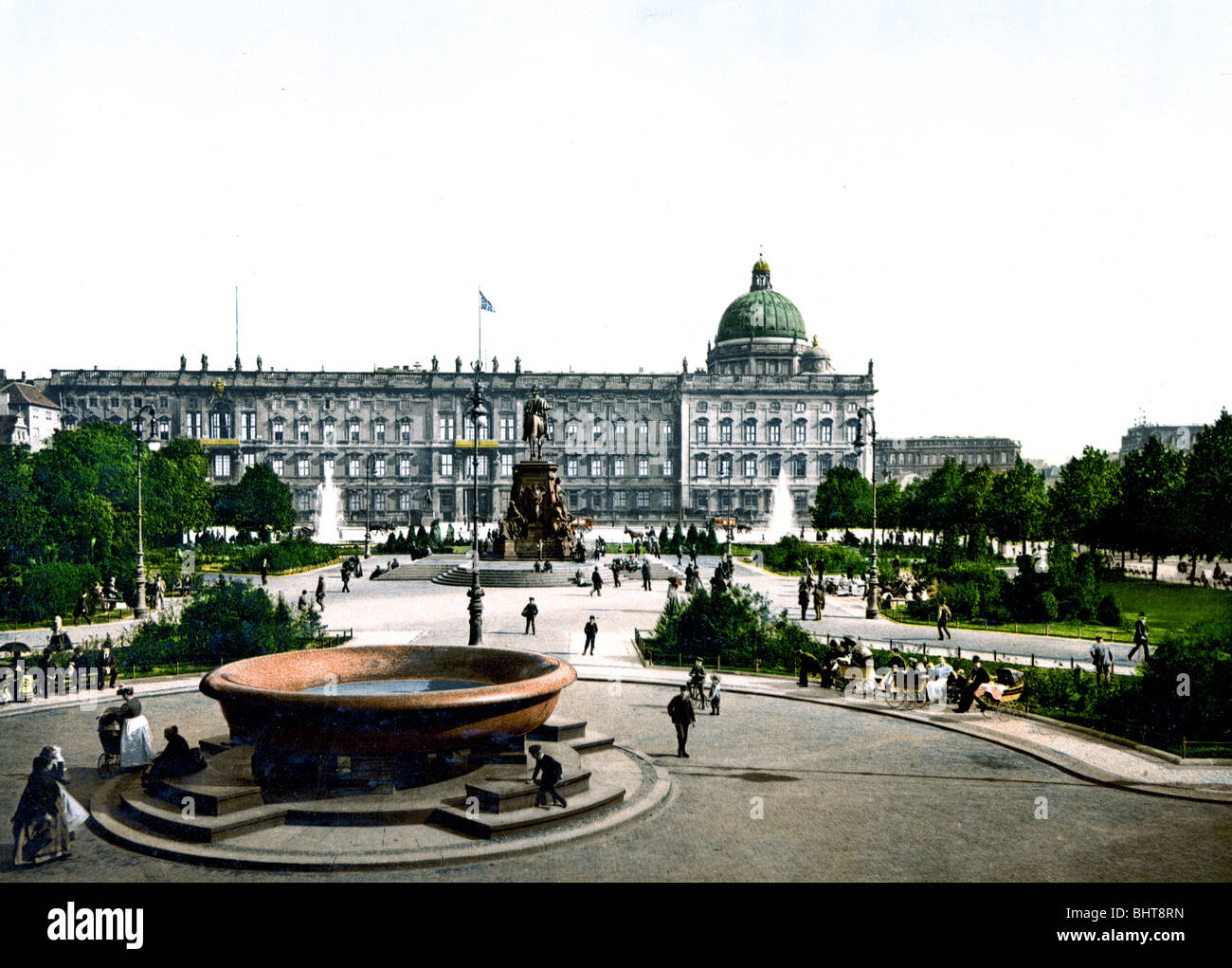 Königlicher Palast Und Lustgarten Berlin Stockfoto