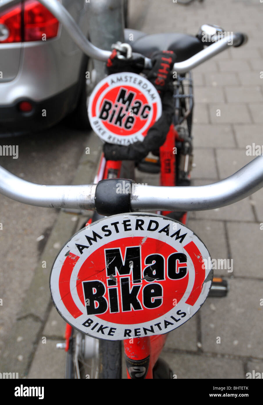 Leihräder, Amsterdam Holland Niederlande Stockfoto