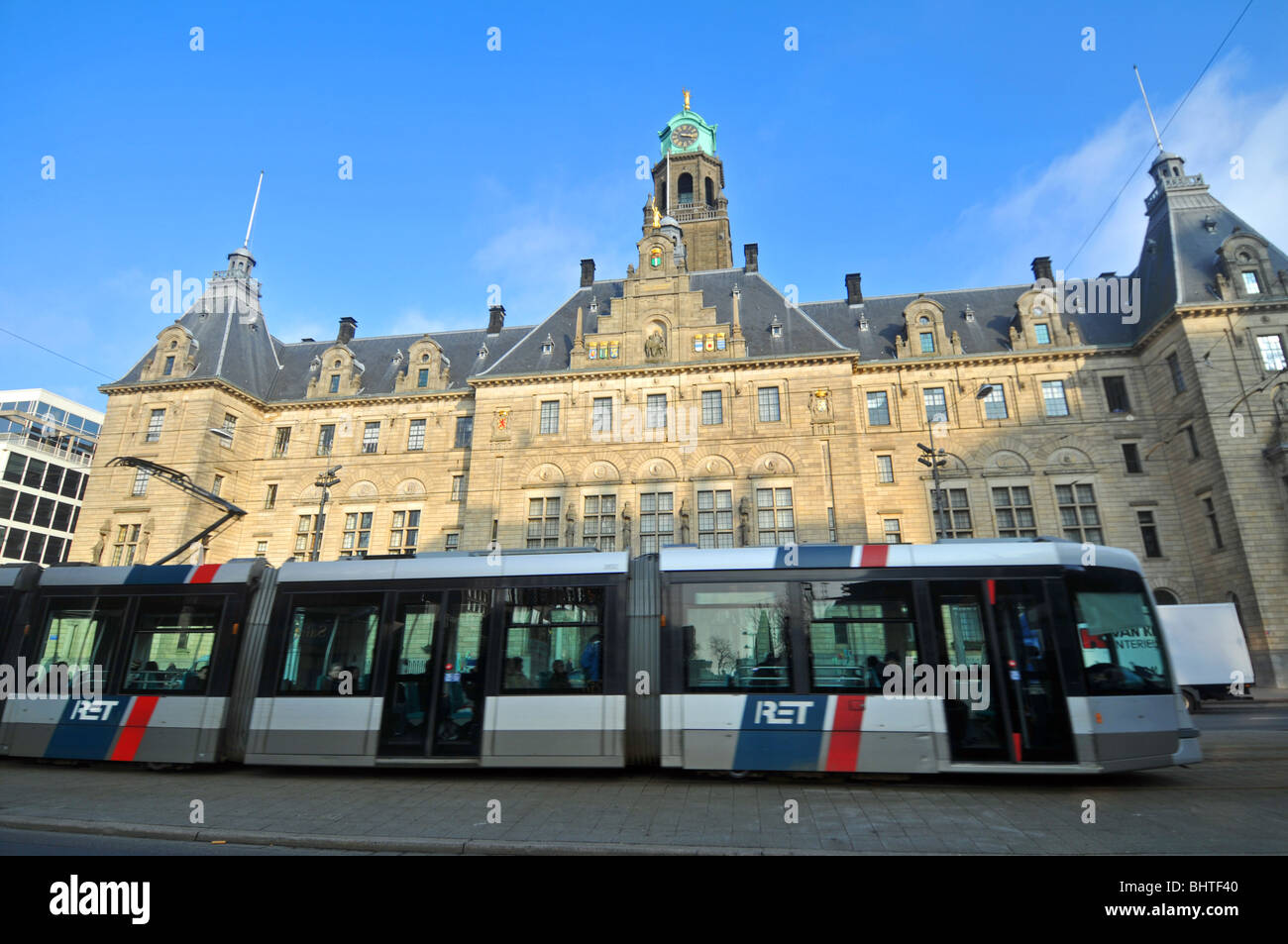 Rathaus von Rotterdam, Rotterdam, Holland, Niederlande Stockfoto