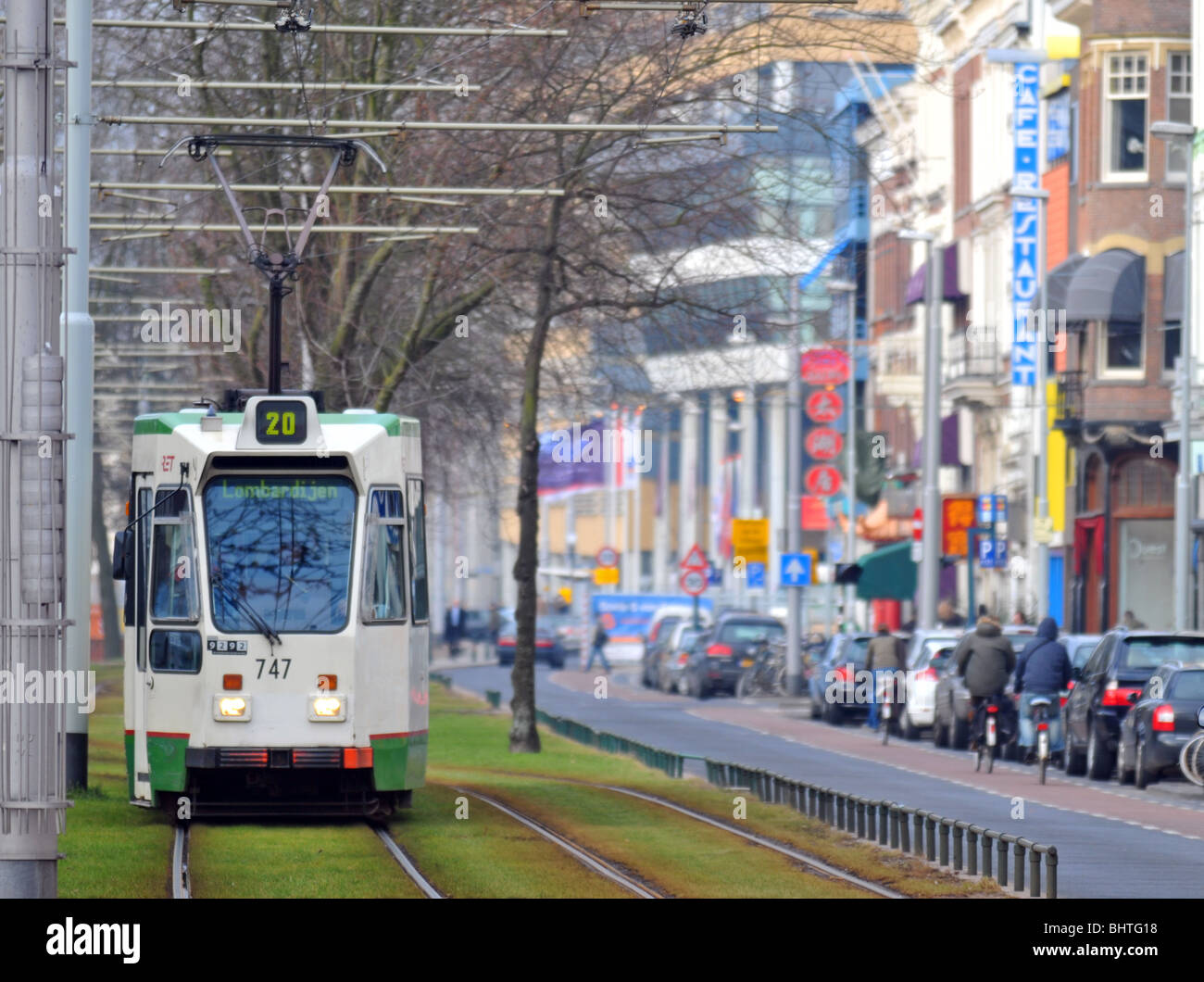 Rotterdam, Straßenbahn, Rotterdam, Holland, Niederlande Stockfoto