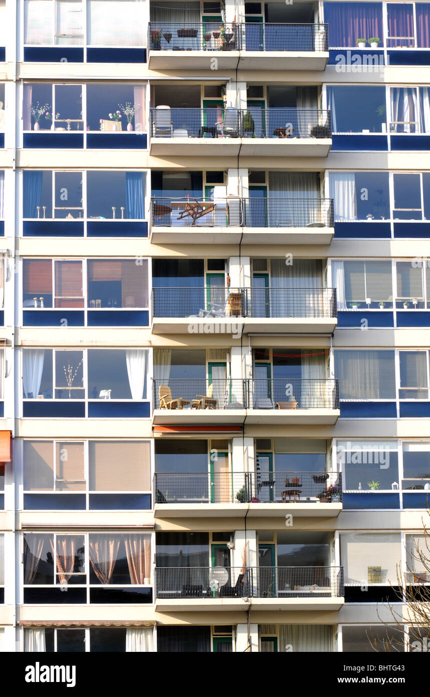 Wohnungen in Rotterdam, Holland, Niederlande Stockfoto