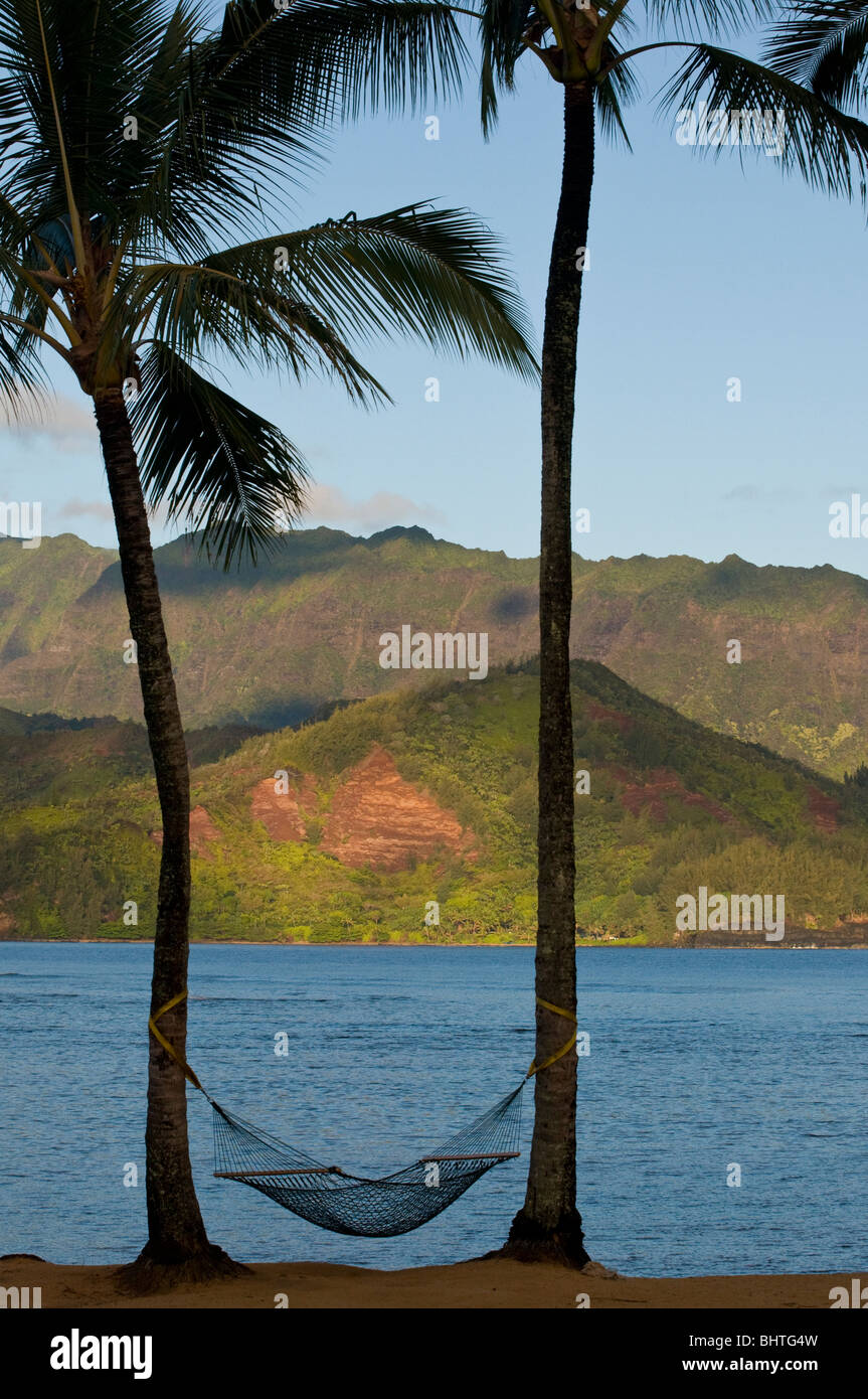 Erholsamen Ostufer von Kauai, Hawaii. Stockfoto
