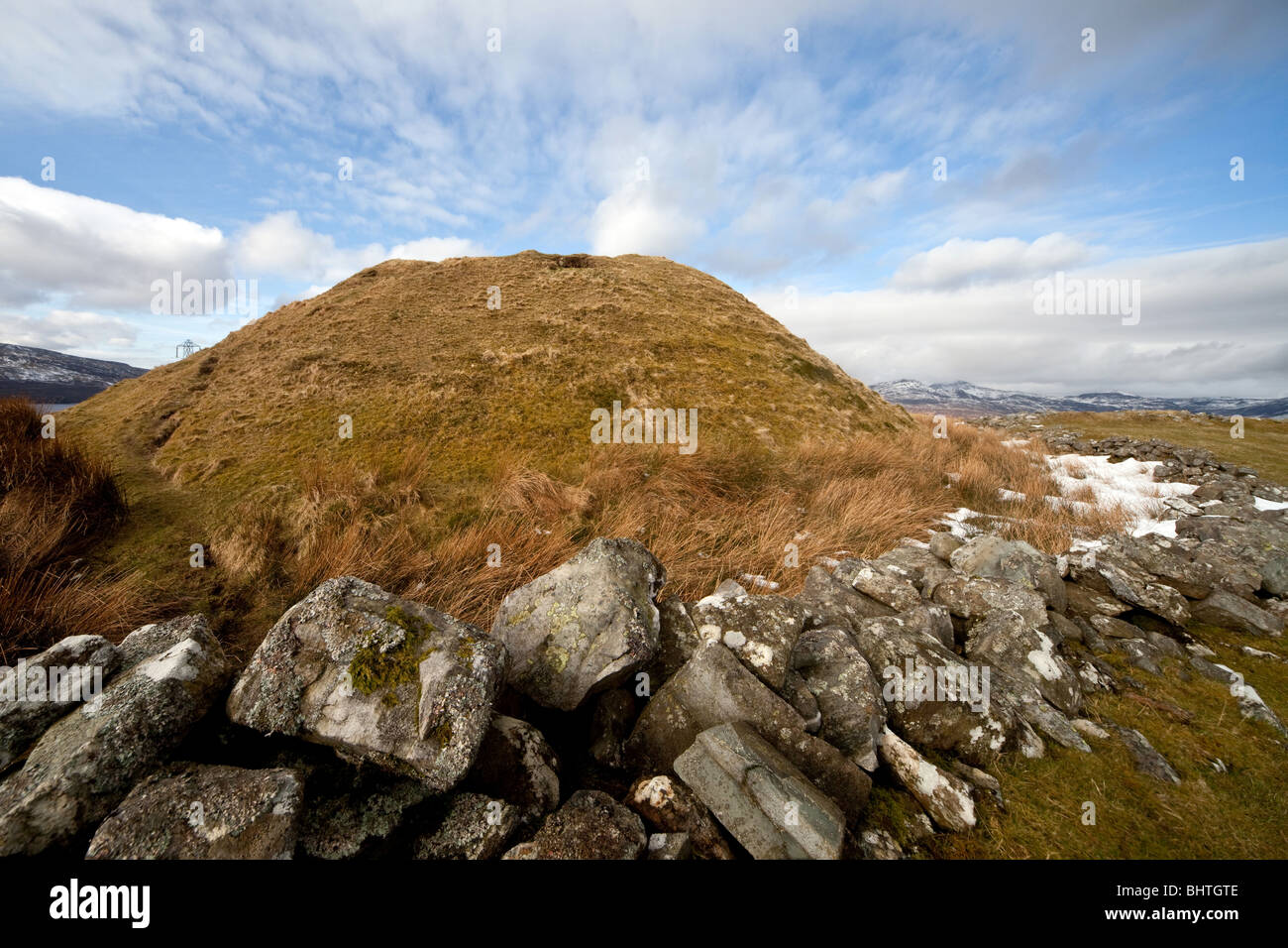 Tomen Y Mur, die Website von einem Roman Fort, in der Nähe von Trawsfynydd in Wales Stockfoto