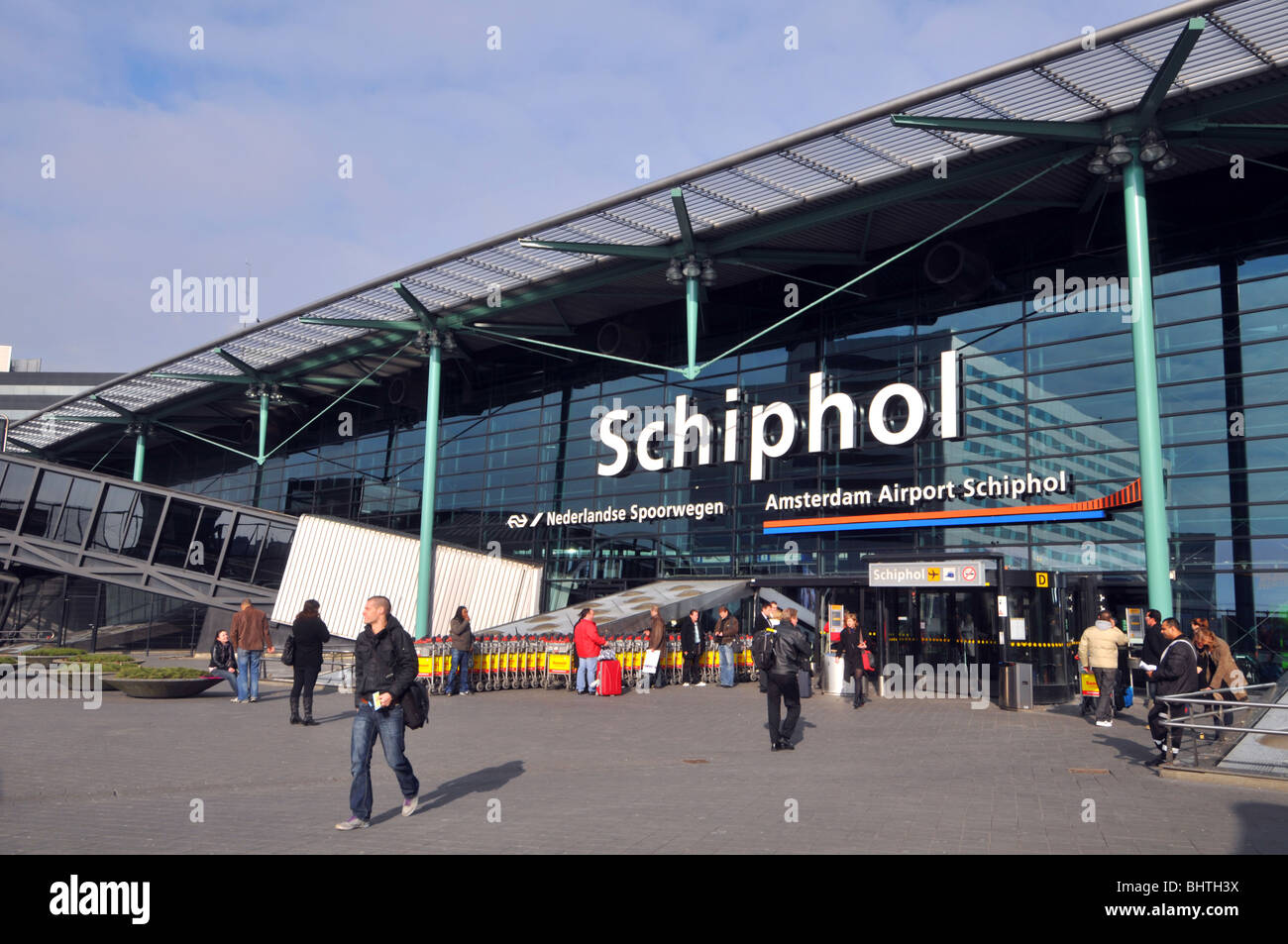 Schiphol Flughafen, Amsterdam, Holland, Niederlande Stockfoto