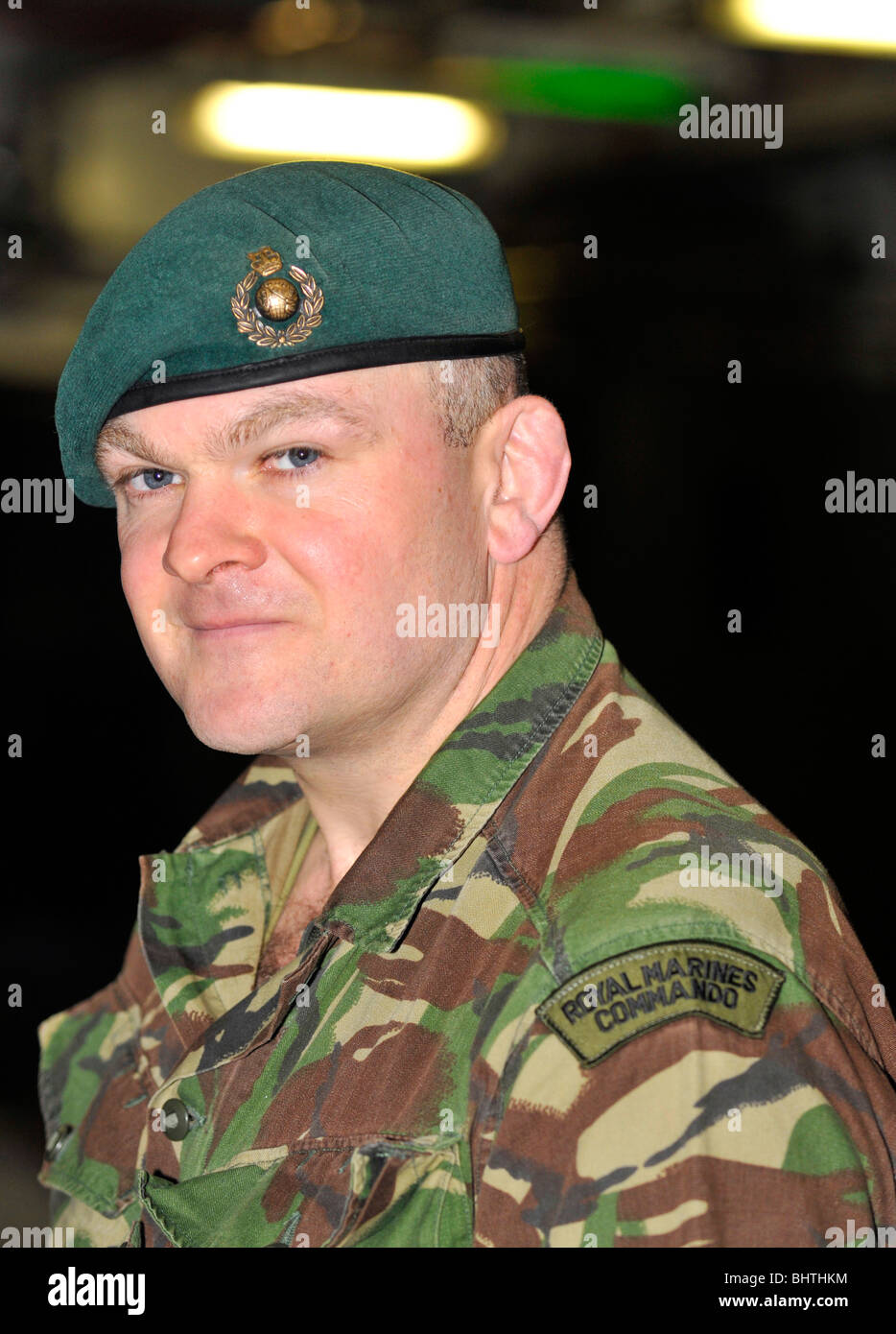 Oberstleutnant Ewen Murchison der Royal Marines Stockfoto