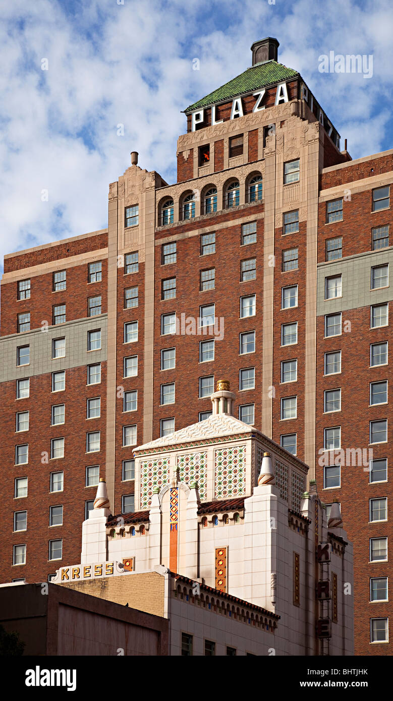 Die Plaza und Kress Gebäude El Paso Texas USA Stockfoto