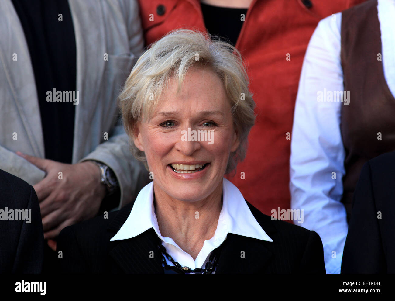 GLENN CLOSE GLENN CLOSE geehrt mit einem Stern auf dem HOLLYWOOD WALK OF FAME HOLLYWOOD LOS ANGELES CA USA 12. Januar 2009 Stockfoto