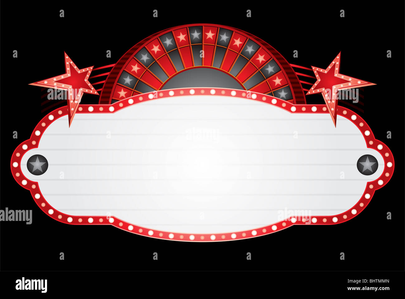 Roulette-neon Stockfoto