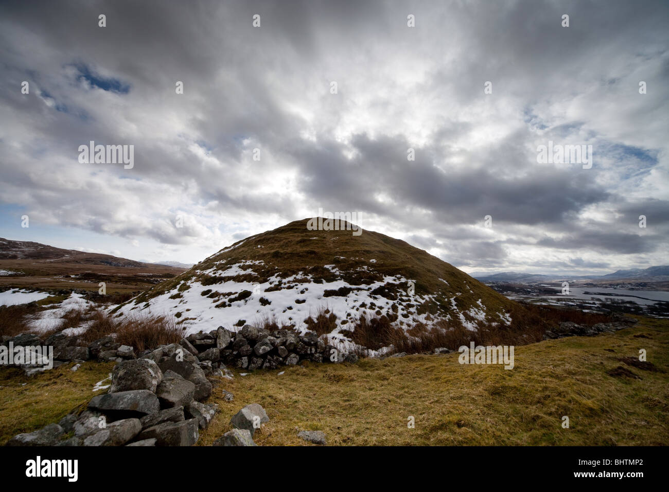 Tomen Y Mur, die Website von einem Roman Fort, in der Nähe von Trawsfynydd in Wales Stockfoto