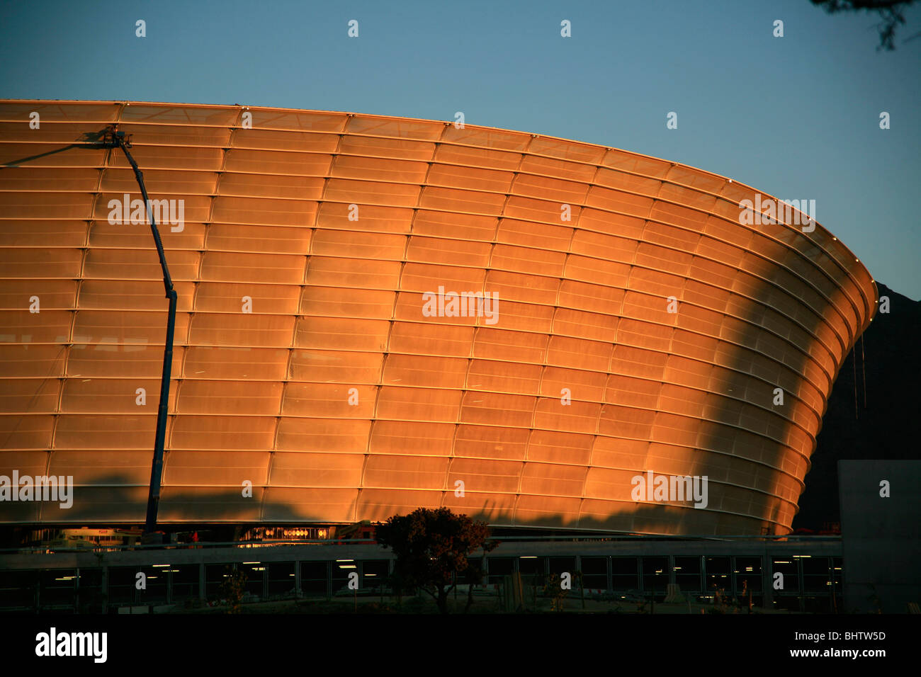 Greenpoint Stadion, gebaut für die Fußball-WM 2010 in Kapstadt Stockfoto